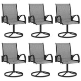 Dining Set Anthracite, Grey Powder-coated steel, Textilene Medium 3060284