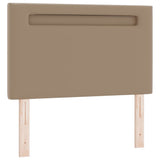 LED Headboard Cappuccino 100 cm Faux Leather 42007300