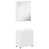 Bathroom Furniture Set TULUM 2 pcs White 60 x 34 x 63 cm 3398014