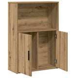 Bookcase Artisan Oak 60x24x85 cm Engineered Wood 860417