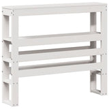 Bed Frame with Headboard without Mattress White 90x190 cm Single 3306034