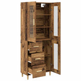 Highboard Old Wood 69.5 x 34 x 180 cm Engineered Wood 3415659