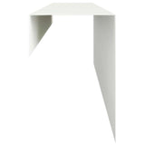 Garden Cover Profile 10 pcs 100 x 10 x 15 cm Steel White 8012909
