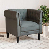 Sofa Dark Grey 78.5 x 74.5 x 74.5 cm Polyester 42013005