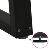 Coffee Table Legs V-Shape 2 pcs Black 50x cm Steel 4012548