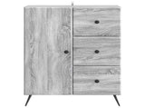 Sideboard Grey Sonoma 66 x 34.5 x 90 cm Engineered Wood 895551