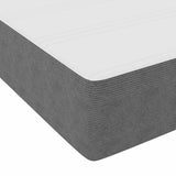 Bed Frame with Mattress Light Grey 180 x 200 cm Fabric 3399135