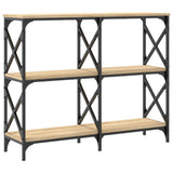 Console Table Sonoma Oak 100x28x80.5 cm Engineered Wood 835420