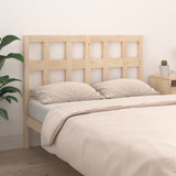Bed Headboard 140.5x4x100 cm Solid Wood Pine 818915