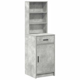 Highboard Concrete Grey 40 x 40.5 x 135 cm Engineered Wood 865076