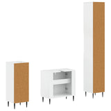 3 Piece Bathroom Cabinet Set HAARLEM Engineered Wood 3417859