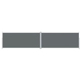 Retractable Side Awning Anthracite 220x1000 cm 318050