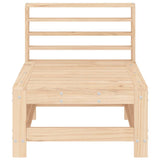 Garden Middle Sofas 2 pcs Solid Wood Pine 825639
