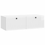 Wall-Mounted TV Cabinet High Gloss White 98 x 41 x 30 cm 898019