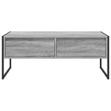 Coffee Table Grey Sonoma 100 x 46 x 40 cm Engineered Wood 886447