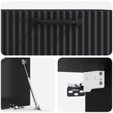 Wall-Mounted TV Cabinet Black 59.5 x 31 x 30 cm Engineered Wood 899046