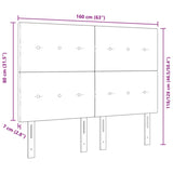 ZNTS LED Headboard Dark Grey 80 cm Fabric 3338437