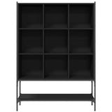 Bookcase Black Engineered wood, steel Medium Bookcase 3214329