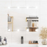 Wall Mirror with LED Lights 50x60 cm Glass Rectangle 3189155
