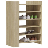 Shoe Cabinet Sonoma Oak 74.5x37.5x100 cm Engineered Wood 848432