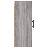 Wall Mounted Cabinet Grey Sonoma 34.5x34x90 cm 828882