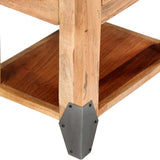 Bedside Cabinet Natural Wood Solid Acacia wood 40 x 30 x 51 cm 282749