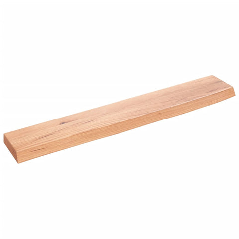 ZNTS Wall Shelf Light Brown 60x10x2 cm Treated Solid Wood Oak 363638