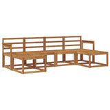 Outdoor Sofa Set 6 pcs Natural Solid Acacia Wood 3366767