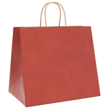 Paper Bags 250 pcs with Handles Red 32x22x28 cm 4101764
