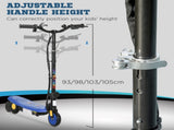 Foldable Electric Scooter, with LED Headlights, for Ages 7-14 Years, Blue T3398P349451