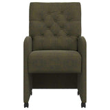 Dining Chairs with Wheels 2 pcs Army green 58 x 67 x 97 cm 42017864