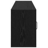 Electric Fireplace Black Oak 155 x 30 x 44 cm Engineered wood 8021016