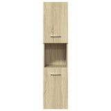3 Piece Bathroom Furniture Set Sonoma Oak Engineered Wood 3324990