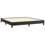 Bed Frame without Mattress Black 152x203 cm Queen Faux Leather 346934