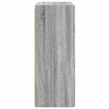 TV Wall Cabinet Grey Sonoma 59.5 x 31 x 80 cm Engineered Wood 892365