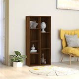 Book Cabinet Brown Oak 50x25x106 cm 815446