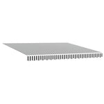 Manual Retractable Awning with LEDs Anthracite&White 400x300 cm 3310231