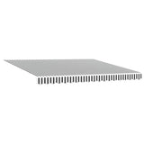 Manual Retractable Awning with LEDs Anthracite&White 400x300 cm 3310231