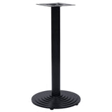 Bistro Table Leg Black 43x72 cm Cast Iron 325426