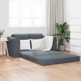 Sofa Bed Dark Grey 148 x 71 x 83 cm Velvet 4106685