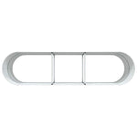 Garden Raised Bed Green 320 x 80 x 81 cm Steel 42008123