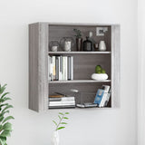 Wall Cabinet Grey Sonoma 80x33x80 cm Engineered Wood 816598