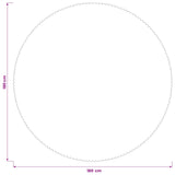 Table Cloth 5 pcs Round Light Grey 180 cm 42040500