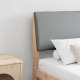 Upholstered Headboard Light Grey 180 cm Solid Pine Wood 879269