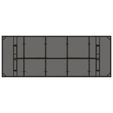 Garden Dining Set 9 pcs Black Poly Rattan 3365414