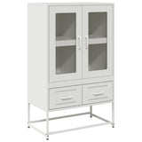 Highboard White 68x39x111.5 cm Steel 853367