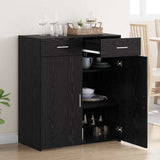 Storage Cabinet Black oak 80 x 42.5 x 93.5 cm Engineered wood 3365601