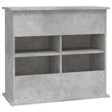 Aquarium Stand Concrete Grey 81x36x73 cm Engineered Wood 833627