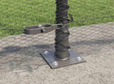 Welded Wire Fence with Concrete Base 10 x 0.4 m 3353605