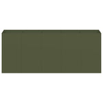 ZNTS Planter Olive Green 200x40x80 cm Cold-rolled Steel 860727